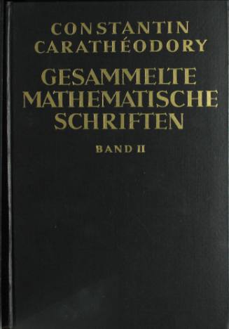 Gesammelte Mathematische schriften Band II.