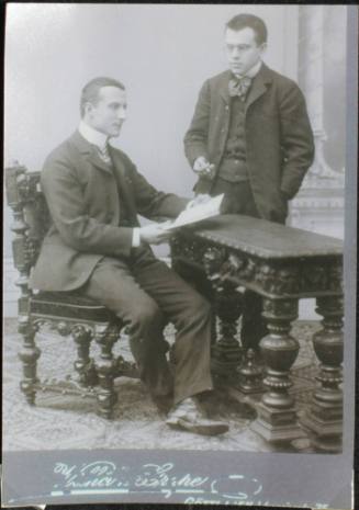 Ο Κωνσταντίνος Καραθεοδωρή με τον Φέιερ.