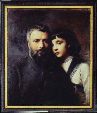 Ο Κωνσταντίνος Καραθεοδωρή με τον πατέρα του Στέφανο.