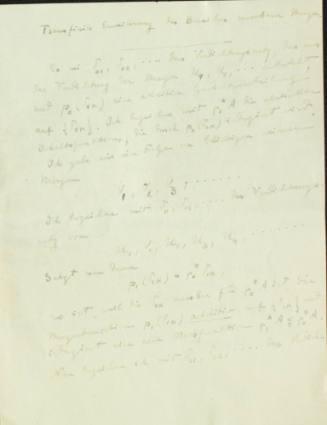 Χειρόγραφη επιστολή του Κωνσταντίνου Καραθεοδωρή προς τον Άρθουρ Ρόζενταλ.