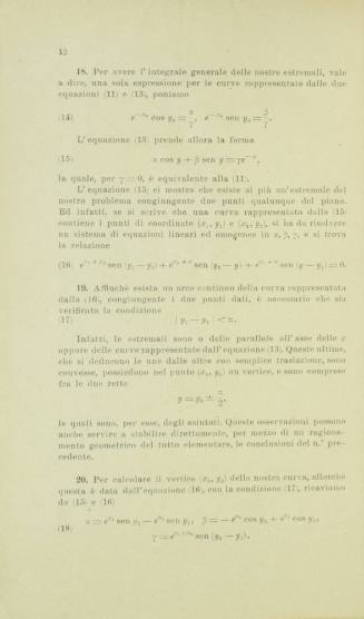 Sui campi di estremali uscenti da un punto e riempienti tutto lo spazio.