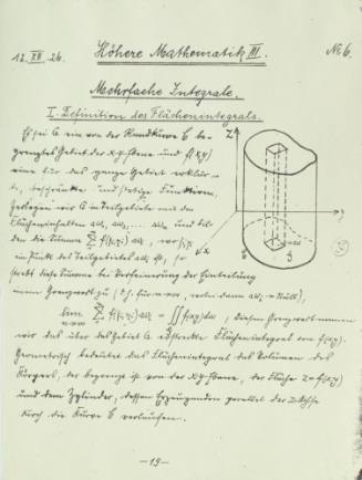 Σημειώσεις για το μάθημα "Ανώτερα Μαθηματικά II".