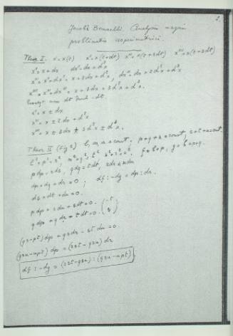 Jacobi Bernoulli: Μεγάλη ανάλυση περί ισομετρικού προβλήματος.